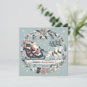 Kaart, Kerst uitnodiging (Staand voorkant)