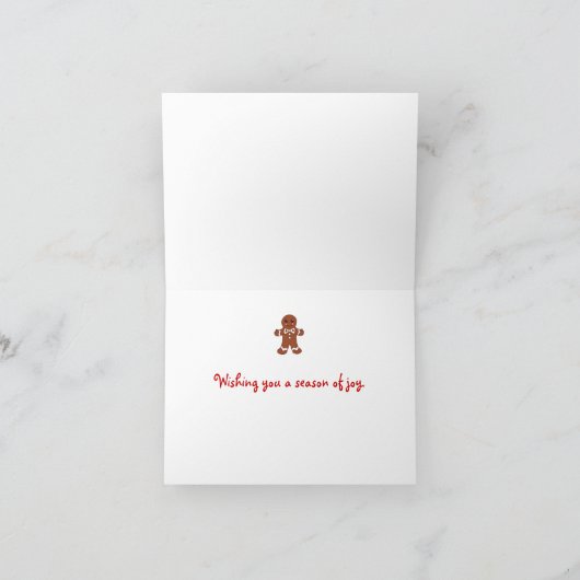 Kaart kerstbrood (Binnen)