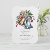 Kaart kerstcadeaubonen feestdag (Staand voorkant)