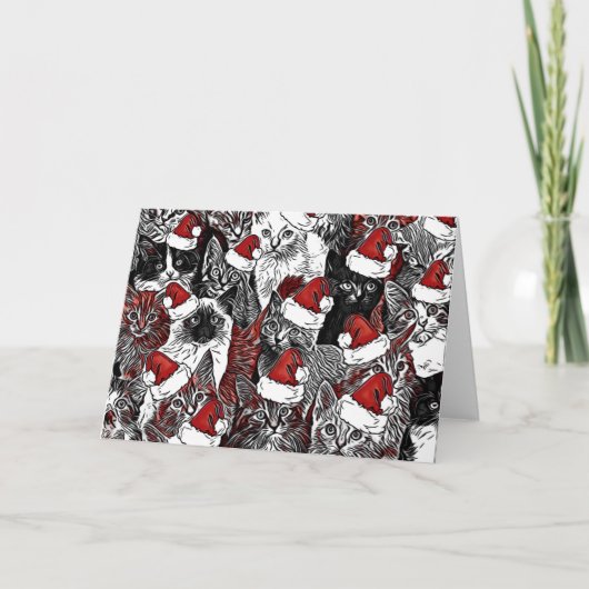 Kaart kerstcadeautjes feestdag (Voorkant)