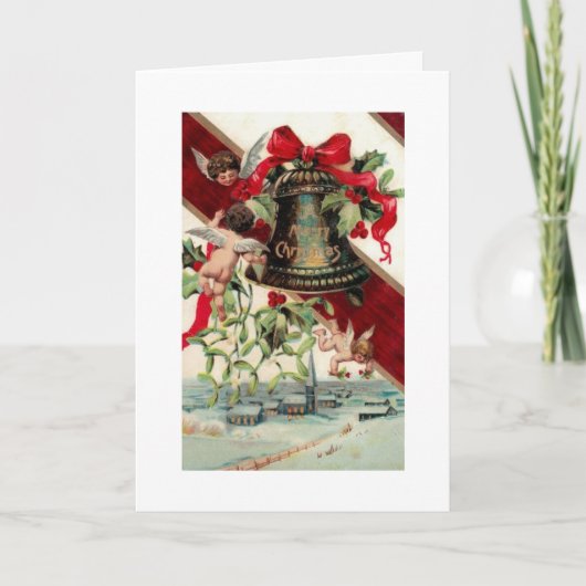 Kaart kerstkerubs (Voorkant)