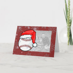 Kaart - Kerstmis met honkbal