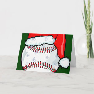 Kaart - Kerstmis met honkbal