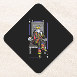 Kaart King Kartonnen Onderzetters