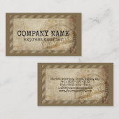 Kaart koeriersdienst Visitekaartje (Voorkant / Achterkant)