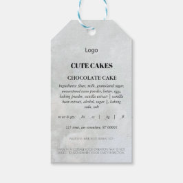 Kaart Label katoenetiket Cadeaulabel