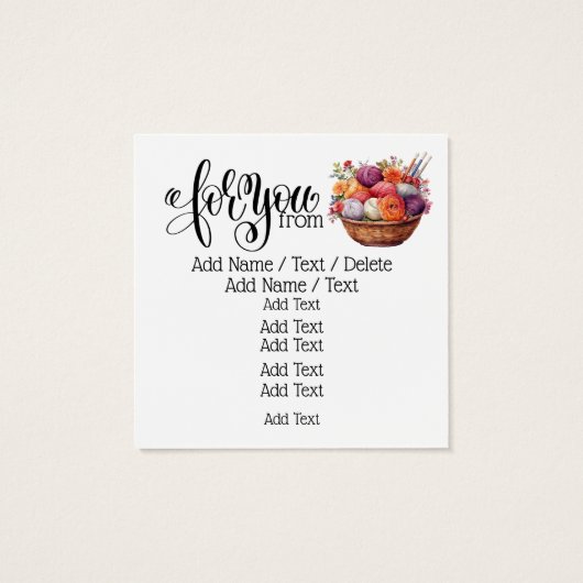 Kaart / Label voor bedrijf en behuizing (Achterkant)