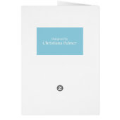 Kaart -  Lace Wedding Cake (Achterkant)