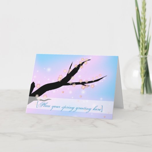 Kaart - Lente in de lucht (Voorkant)