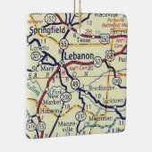  kaart Libanon KY Keramisch Ornament (Rechts)