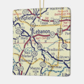  kaart Libanon KY Keramisch Ornament (Links)