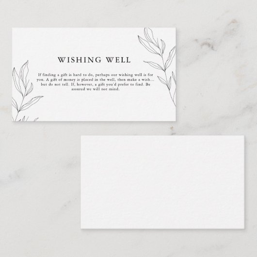 Kaart Lijnkunstvullingen Lederen wending Well Encl (Voorkant / Achterkant)