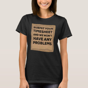 Kaart loonlijstspecialist Team Employee T-shirt
