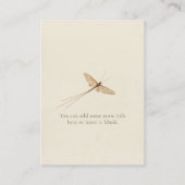 Kaart Love Bug Diaper Raffle Baby shower Insert (Achterkant)