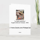 Kaart: maand januari - Janvier Kaart (Achterkant)