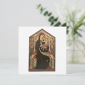 KAART : MADONNA & CHILD / VIER HOEK : 1320 (Staand voorkant)
