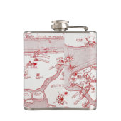 KAART: MANHATTAN, c1935 Heupfles (Achterkant)