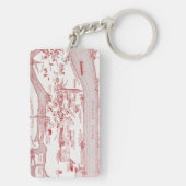 KAART: MANHATTAN, c1935 Sleutelhanger (achterkant)