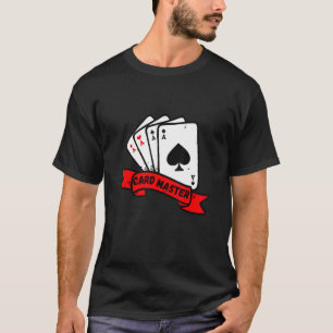 Kaart Master - Spelkaarten - Poker Rummy Blackjack T-shirt