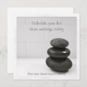 Kaart met balancerende stenen (Voorkant / Achterkant)