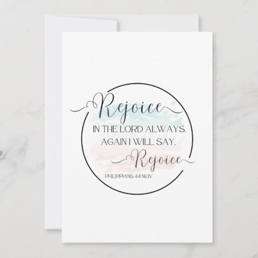 Kaart met Bijbelvers (Voorkant)