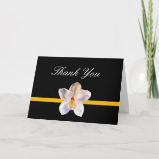 Kaart met bloemendesign en dankbetuiging blanco