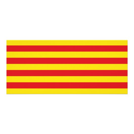 Kaart met Catalaanse vlag (Achterkant)