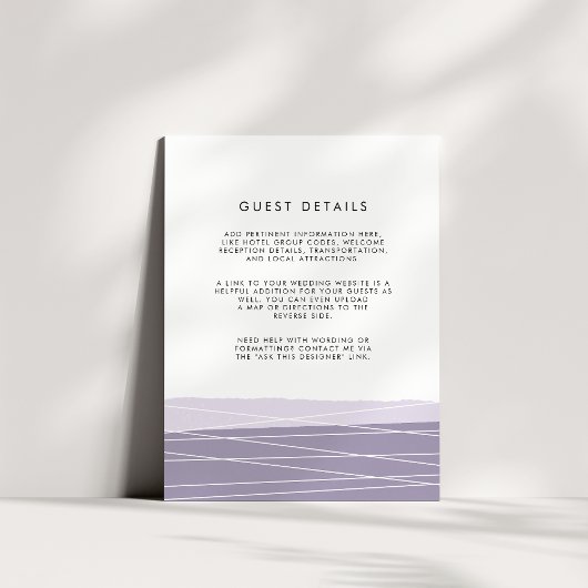 Kaart met details over de wedstrijd voor de buiten