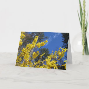 Kaart met Gele Bloemen