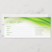 Kaart met groene golflengte (Achterkant)