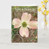 Kaart met Groet (Gele Bloem)
