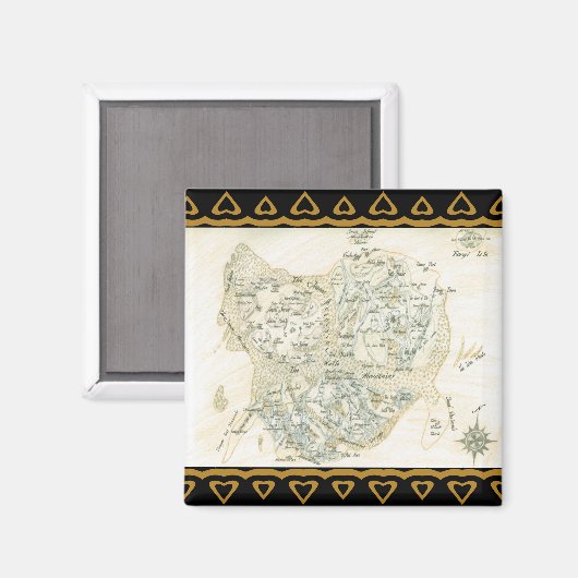 Kaart met het label van Trino Magneet (Voorkant / Achterkant)