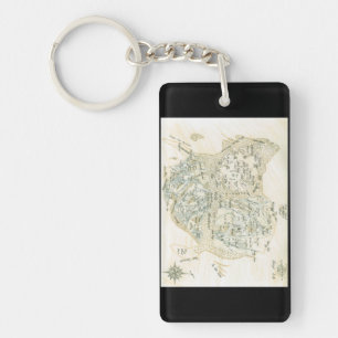 Kaart met het label van Trino Sleutelhanger
