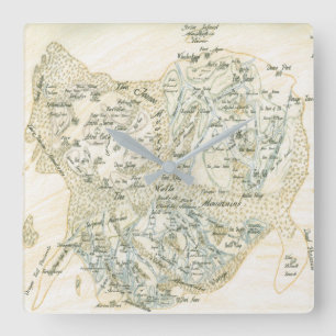 Kaart met het label van Trino Vierkante Klok