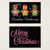 Kaart met kerstbehuizing / Label - SRF (Voorkant /achterkant)