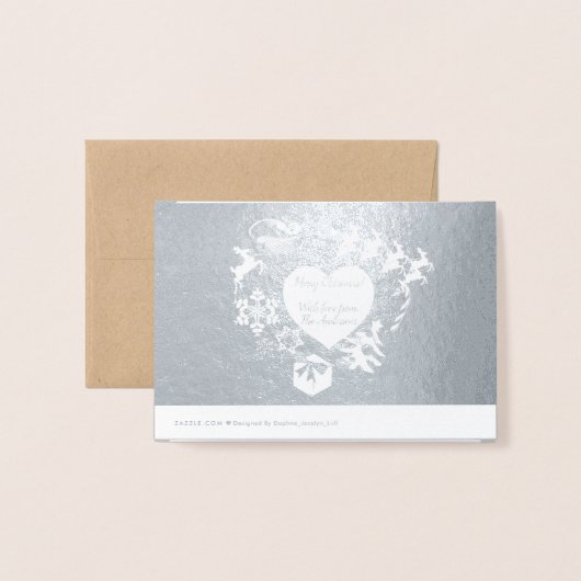 Kaart met kerstkerstkerstkerstkerstman, rendier Si (Met envelop)