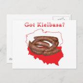 Kaart met Kielbasa (Voorkant / Achterkant)