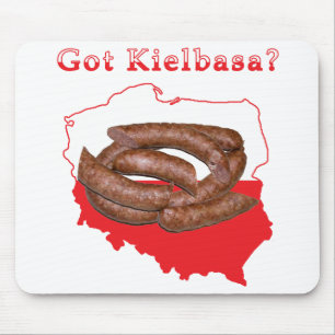 Kaart met Kielbasa Muismat