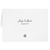 Kaart met kleurrijke Starfish Table (Achterkant Horizontaal)