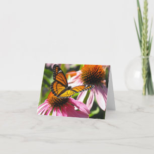 Kaart met Monarch Butterfly
