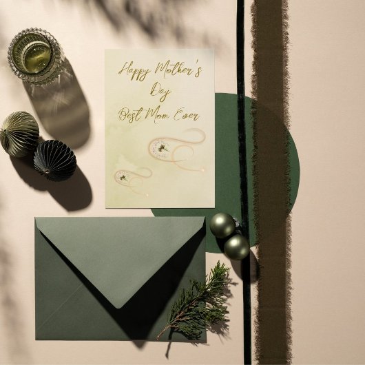 Kaart met platte voorkant