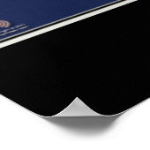 Kaart met Poster van Bermuda Satellite (Hoek)