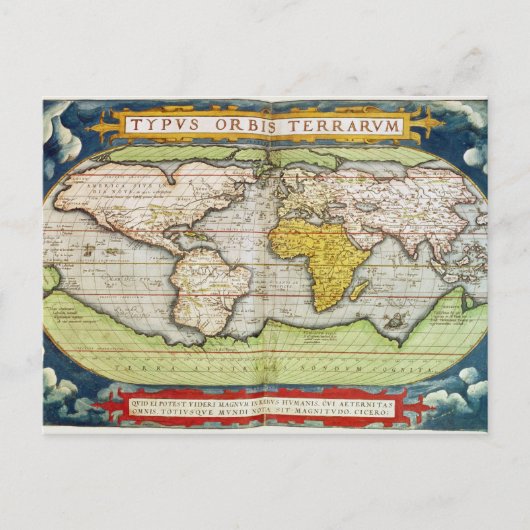 Kaart met Sir Francis Drake's (Voorkant)