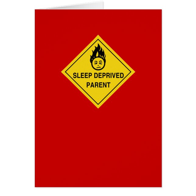 Kaart met slaaptekort (Voorkant)