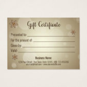 Kaart met tastmakerij voor kerstbomen (Achterkant)