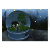 Kaart met vijf Wereldbollen (Voorkant Horizontaal)