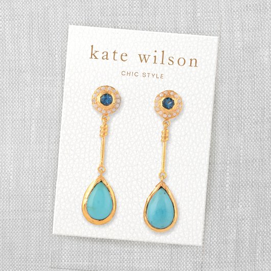 Kaart met wit leder (afbeelding) voor oorscherm