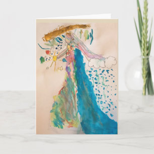 Kaart: Moeder God die het universum in stand houdt Kaart