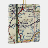  kaart Moskou Idaho Keramisch Ornament (Rechts)