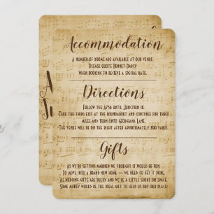 Kaart muziekbehuizing